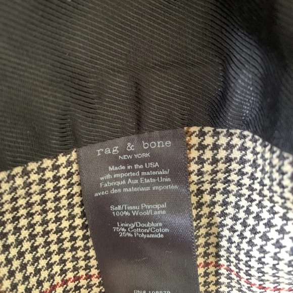 Rag and Bone plaid mini, NWT, size 4 - Picture 4 of 4
